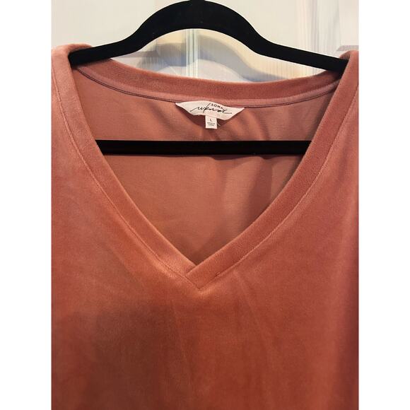 Soma weekend velour loungewear pajamas, size L - Picture 3 of 9